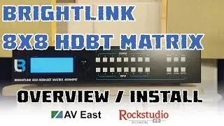 Матрица Brightlink Pro 8x8 HDBaseT &mdash; обзор и установка