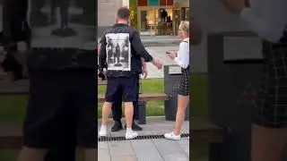 Заступился за девушку ! Жесть