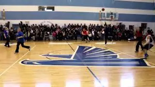 Central Academy staff vs. parents Basketball Game 2014