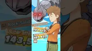 Rock FLEXING!!! | Brock & Onix Highest Sync Move Damage as much as possible #pokemonmasters