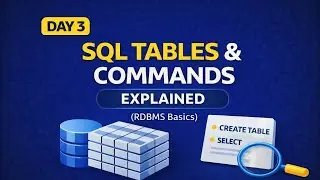 SQL Tables & Commands Explained (RDBMS Basics)