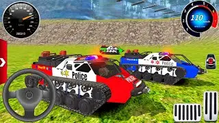 Juegos De Carros-Police Monster Tank Underwater Driver #1-Offroad Outlaws Convoy 60fps Gameplay.