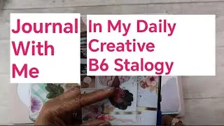 Journal With Me Daily #creative #journal B6 Stalogy #mindfulness #fun #therapy #wellbeing #art #2025