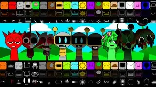 Incredibox Sprunki RADDY Sprunki FUNBOT And Sprunki VINERIA mix all in one