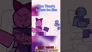 Дважды хейтеры такие: НЕ МОЁ!⚠️ Сделано @zalia_snowDuck #forsaken #bluudud #prettyprincess