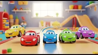 Five Little Toy Cars Vroom Vroom Vroom | Nursery Rhymes for Kids