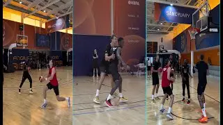 Dennis Schr&ouml;der & the Team Germany's todays post practice ahead of  EuroBasket 2025 (starts Aug -27)