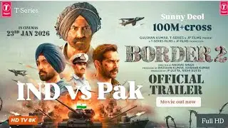 Border 2 official trailer Sunny Deol ahan Shetti Varun Dhawan Bhushan Kumar Gulshan Kumar Anurag s