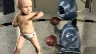 3ds Max R2.0 - character studio - Baby  Cha Cha