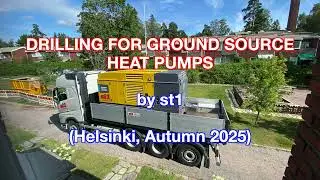 Drilling for ground source heat pumps by st1 (Helsinki, Autumn 2025)