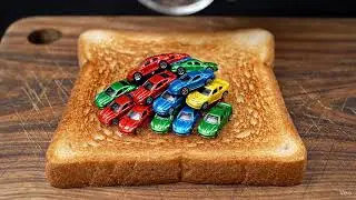 ASMR CAR BREAD SPREAD VIDEO