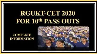 HOW TO SUBMIT RGUKT-CET 2020 APPLICATION