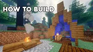 Minecraft | How to Build a Starter Tent House