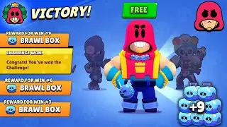 Grom Challenge!!🎭✅ I Got Grom for FREE!!🤑💣 - Brawl Stars