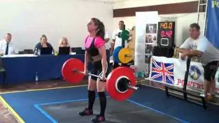 unique fitness sam wills deadlifts 140kg @59kg at the bpo 2013 europeans