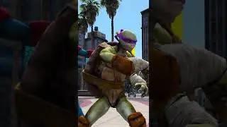 SPIDERMAN MUSCLE vs TEENAGE MUTANT NINJA TURTLES #Shorts
