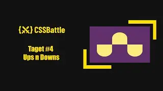 Cssbattle Target #4 Ups n Downs