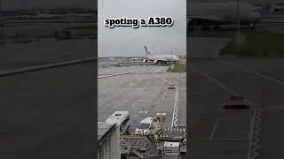 SPOTING AN A380 #a380 #spoting #plane #short #edit