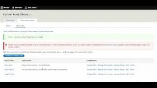 Creating Blocks in Drupal 8