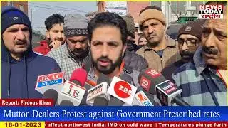 Mutton Dealers Protest against Government Prescribed rates