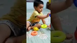 baby perfection in stacking rings toy😍🥰😘❤️ #shorts