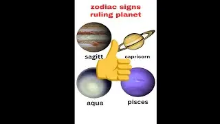 Ruling Planet for Each Zodiac Sign #shorts