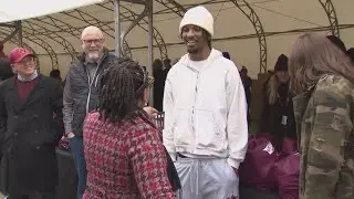 Jayden Daniels attends Commanders' Harvest Feast, talks about possible return from injury