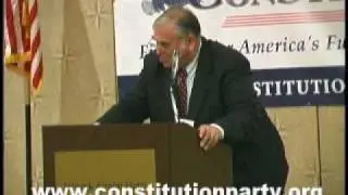Constitution Party Speaker - Virgil Goode - Part One