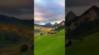 Швейцария 🇨🇭 кантон Швиц #природа #горы #озера #закат #небо #красота #жизнь #рекомендации