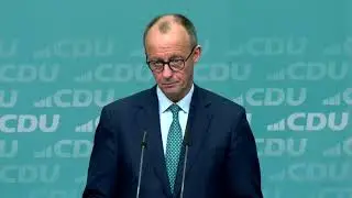 Pressekonferenz mit Friedrich Merz und Carsten Linnemann