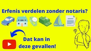 Wil je een erfenis verdelen zonder notaris? Dat kan in deze gevallen.