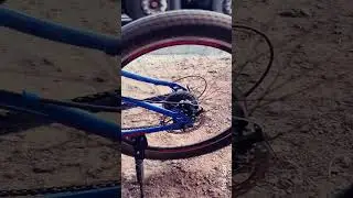 Back tyre checking in morning ride  #mtb #mountainbiking #moab #freeride #cycle #health #rider