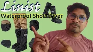 Linist Waterproof Shoe Cover Protector for Men and Women - Reusable Anti-Slip Rubber Overshoes
