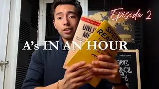 A's IN AN HOUR - EPISODE 2 - STUDY WITH ME - TOP 10 TIPS TO STUDY FASTER