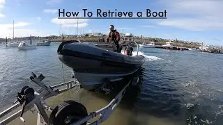 How to Retrieve a boat back on the Trailer on a Slipway