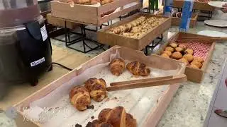Breakfast at Hotel Melia Benidorm short room tour and facilities