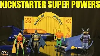 McFarlane Super Powers Kickstarter Wave Batman Robin Aquaman Black Manta Bat Multicraft Sea Saucer