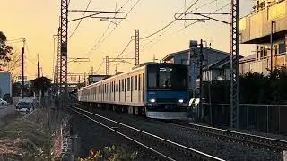 東武60000系66611編成が普通柏行きとして野田20号踏切を！通過！