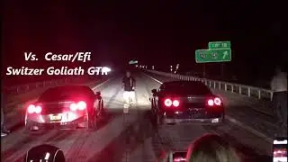 $11k R35 GTR Streetrace - TurboMike vs Cesar-Efi
