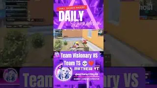 Team Visionary VS Team TS Fight In Erangle Scrims Day 29 Match 1