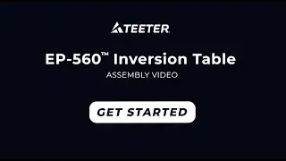 Teeter EP-560 Assembly Instructions (E61006BLK)