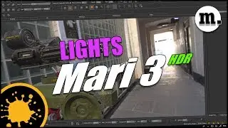 Mari Light Panel tutorial : HDR lights | Introduction to Mari 3