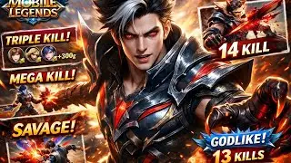 Dyrroth crazy game play 😱🤯❤️&zwj;🔥🥵#mobalegends #gyangaming #raistar 
