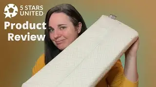 5 Stars United Half Moon Bolster Semi Roll Pillow | Product Review