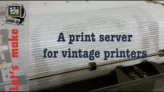 Let's make a network print server for vintage, parallel printers