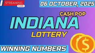 Indiana Cash Pop Lottery Results For - 06 Oct, 2025 - Morning - CA$H 5 - Powerball - Mega Millions