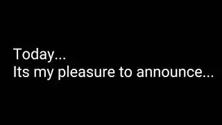 Special Announcement!