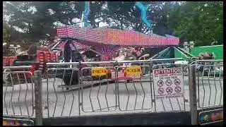 Sizzler Twist Ride Charles Cole's FunFair Ferndown May 2023 #funfair #fairground