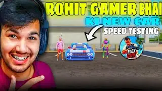 ROHIT GAMER BHAI KI NEW CAR SPEED TESTING GUYS~🤩🔥~@OfficialRohitGamer 😀#gaming #flexcity 