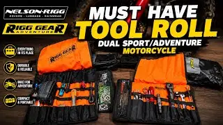 Motorcycle Tool Roll | Dual Sport / Adventure #nelsonrigg #dualsport #adventurebike
